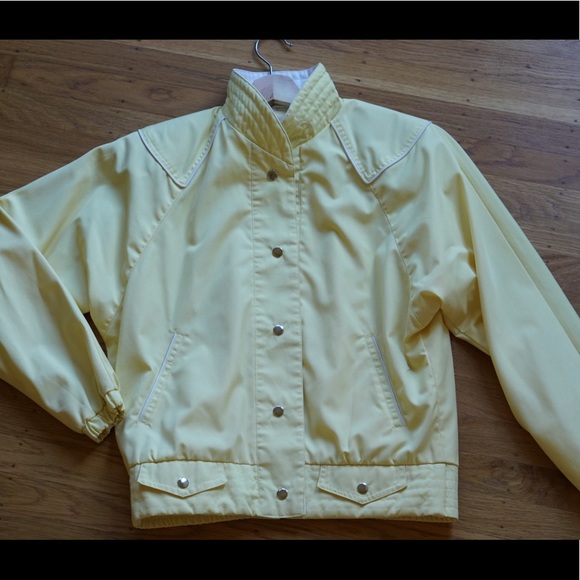 Yellow Windbreaker Jacket - Picture 2 of 8